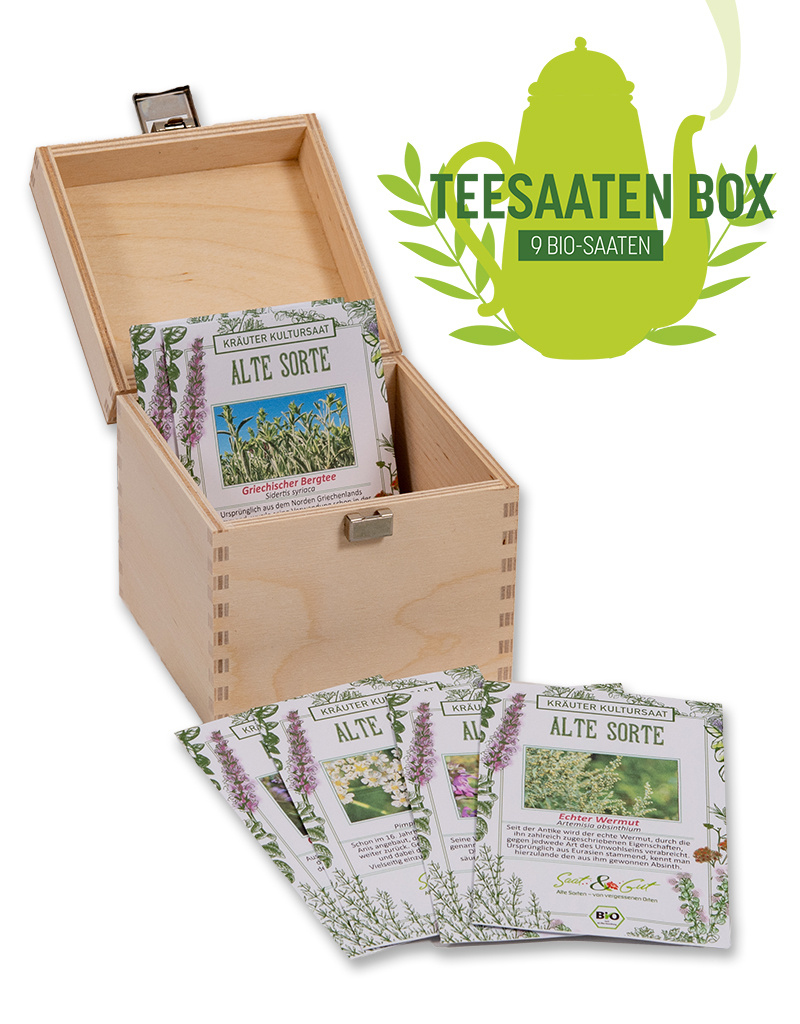 BIO Teesaaten Saatgut-Box