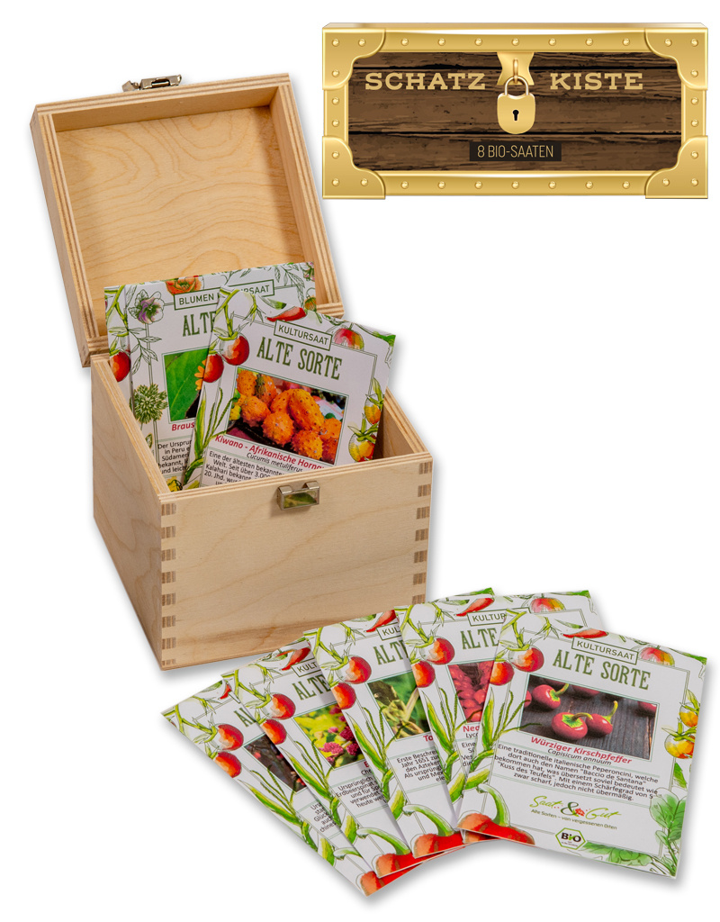 BIO Schatzkiste Saatgut-Box