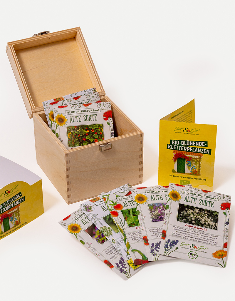 BIO Blühende-Kletterpflanzen Box