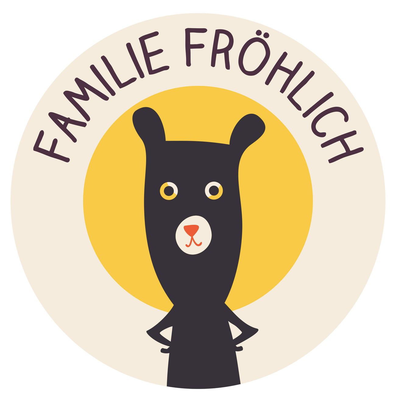 Briefkasten Selbstklebendes Namensschild Schnuffi