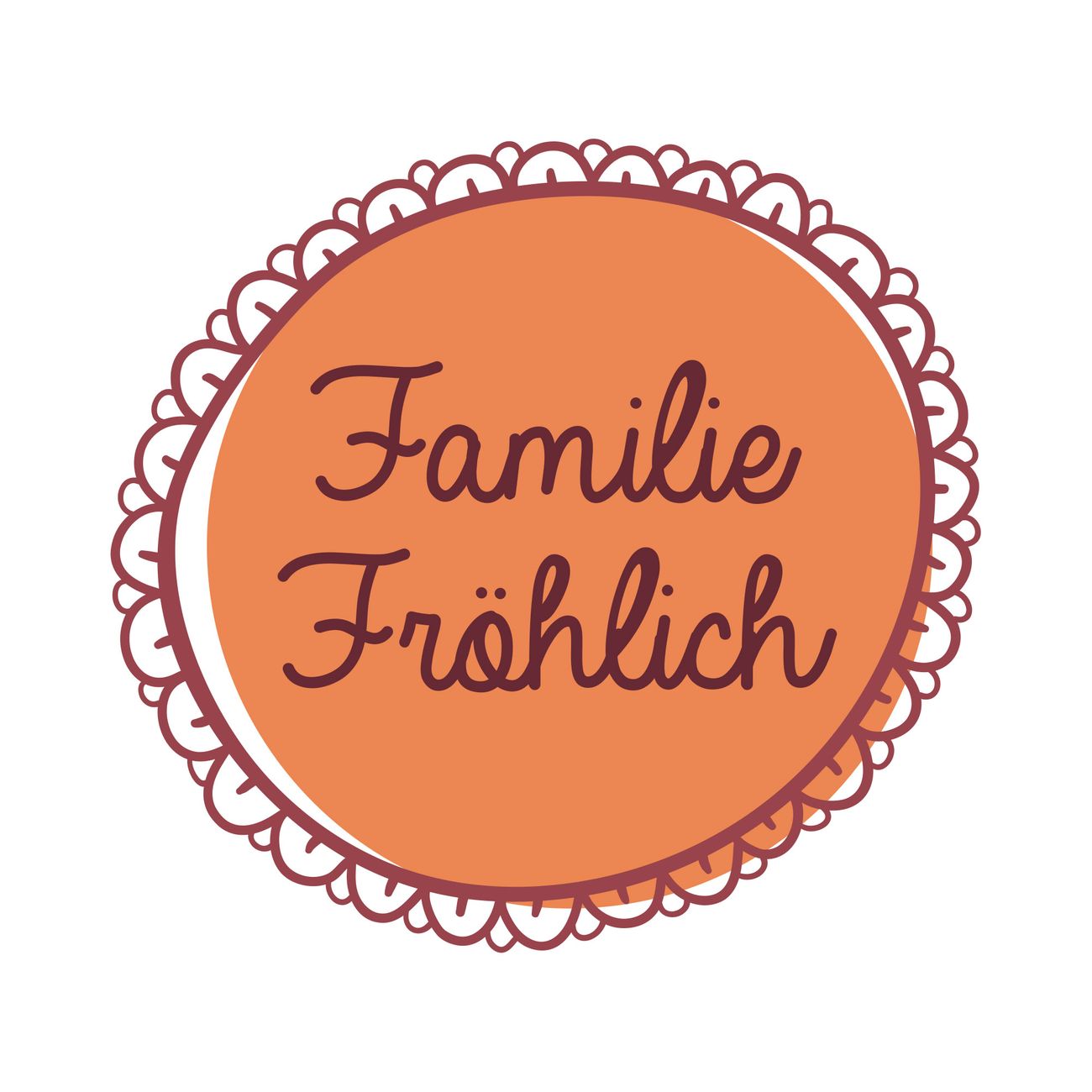 Briefkasten Selbstklebendes Namensschild Floral