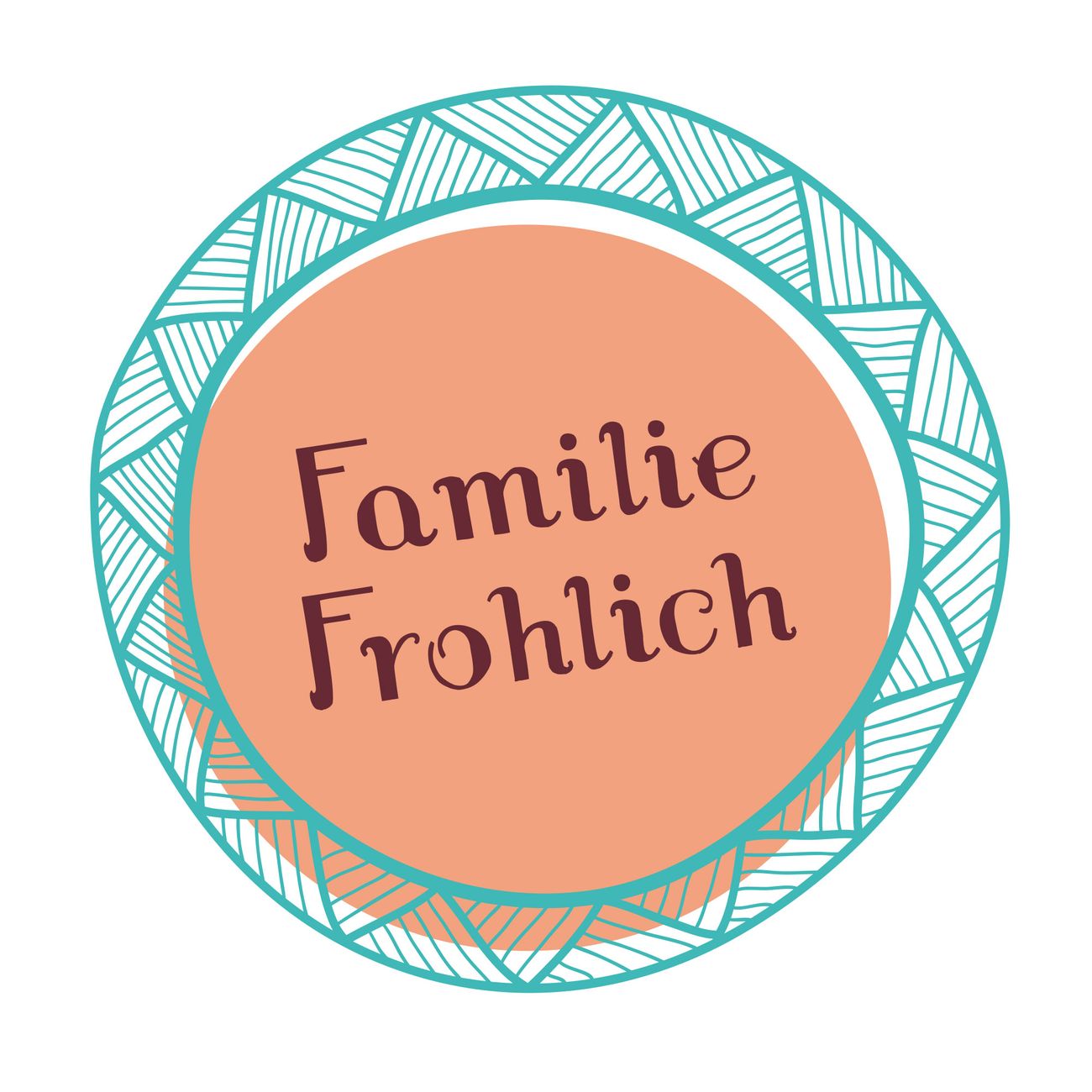 Briefkasten Selbstklebendes Namensschild Mandala