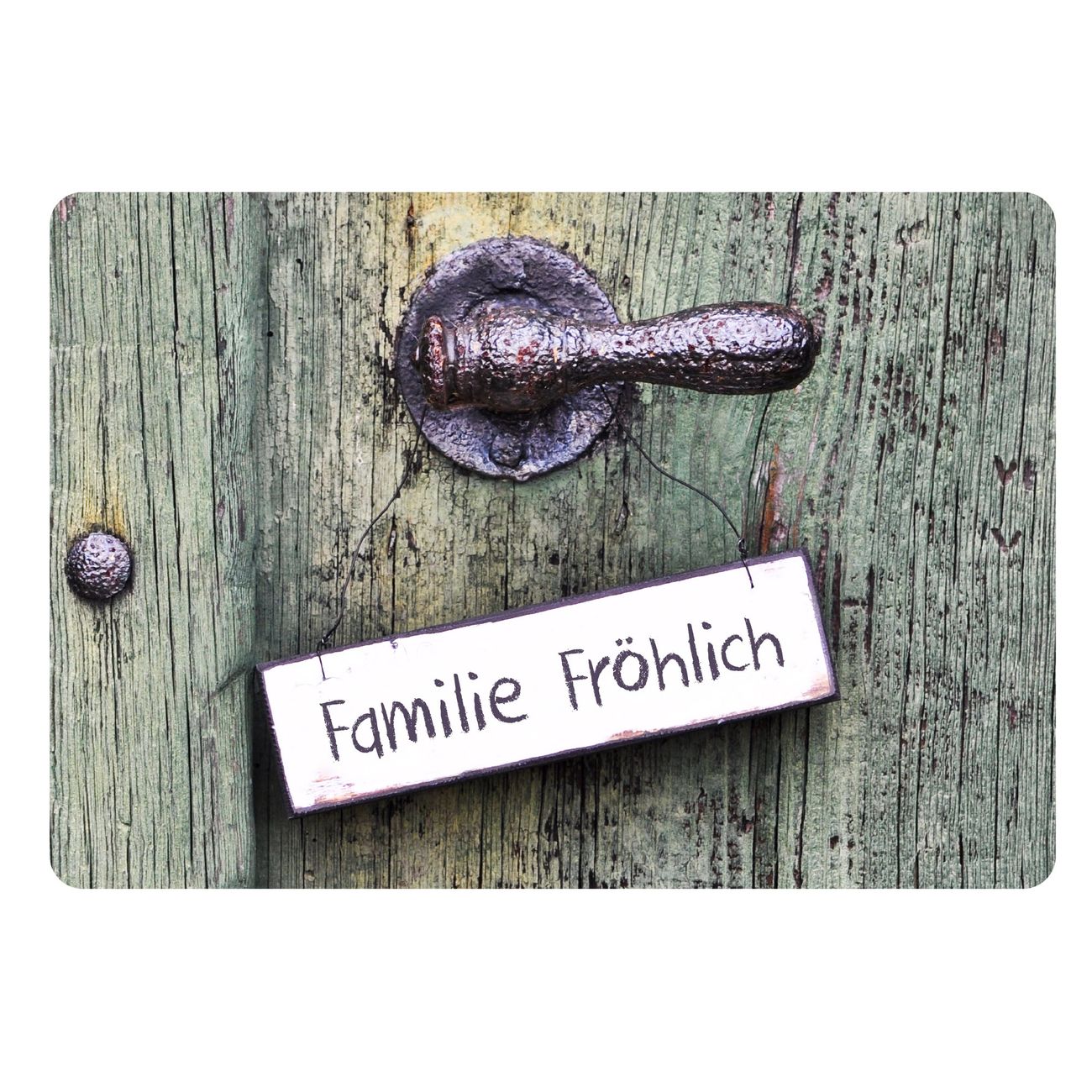 Briefkasten Selbstklebendes Namensschild Türklinke