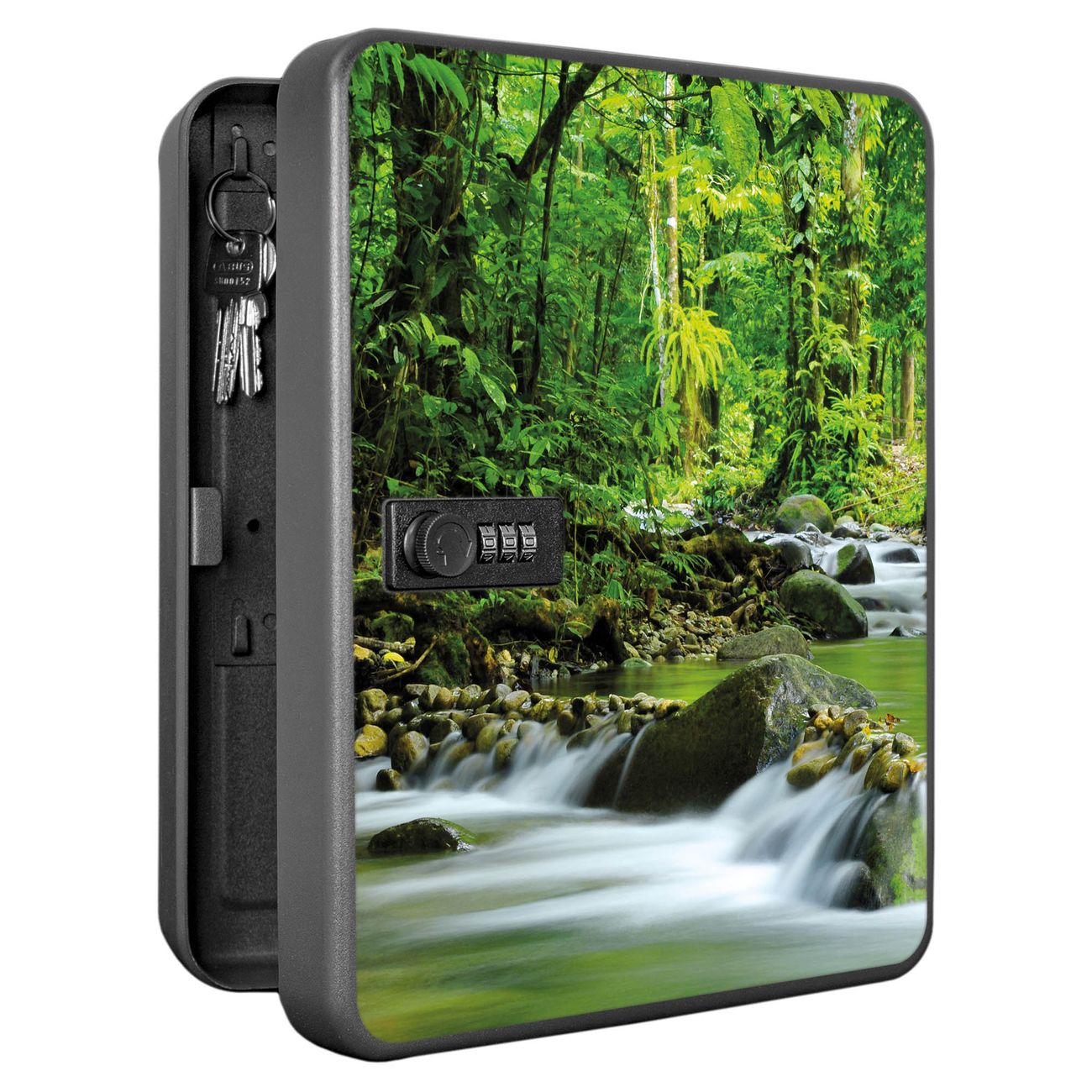 Schlüsselkasten abschließbar Motiv Rauschender Bach Groß