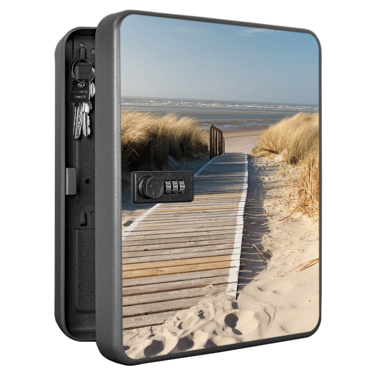 Schlüsselkasten abschließbar Motiv Dünen Groß