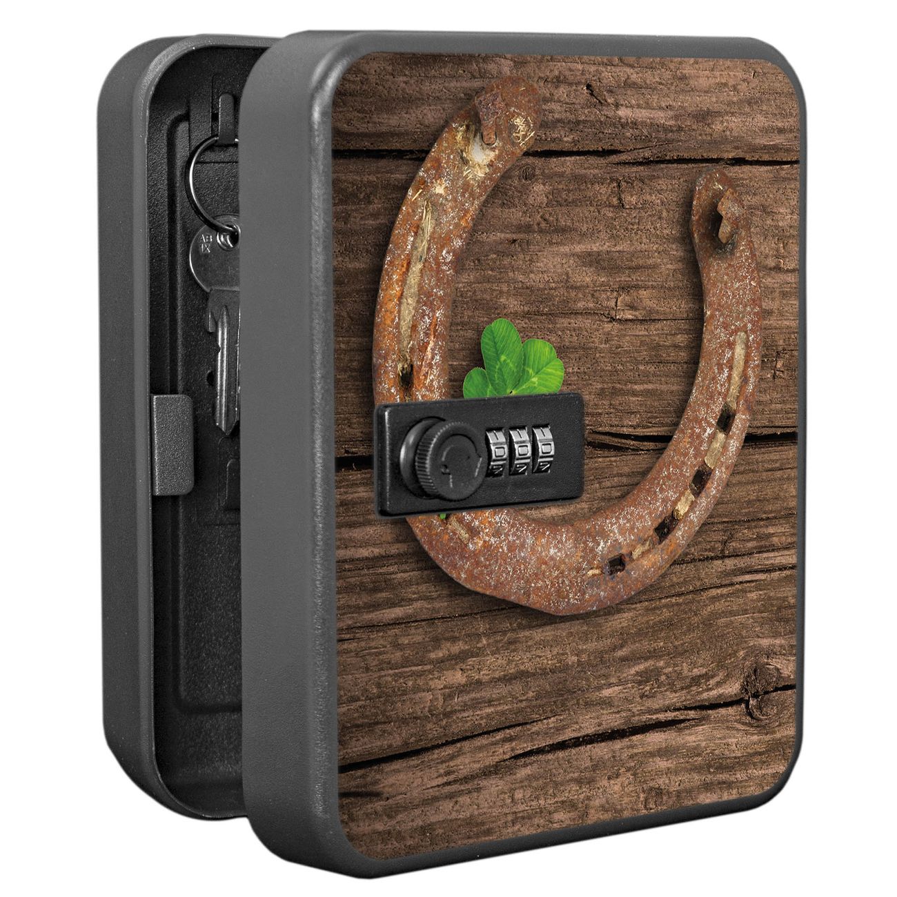 Schlüsselkasten abschließbar Motiv Doppeltes Glück Klein