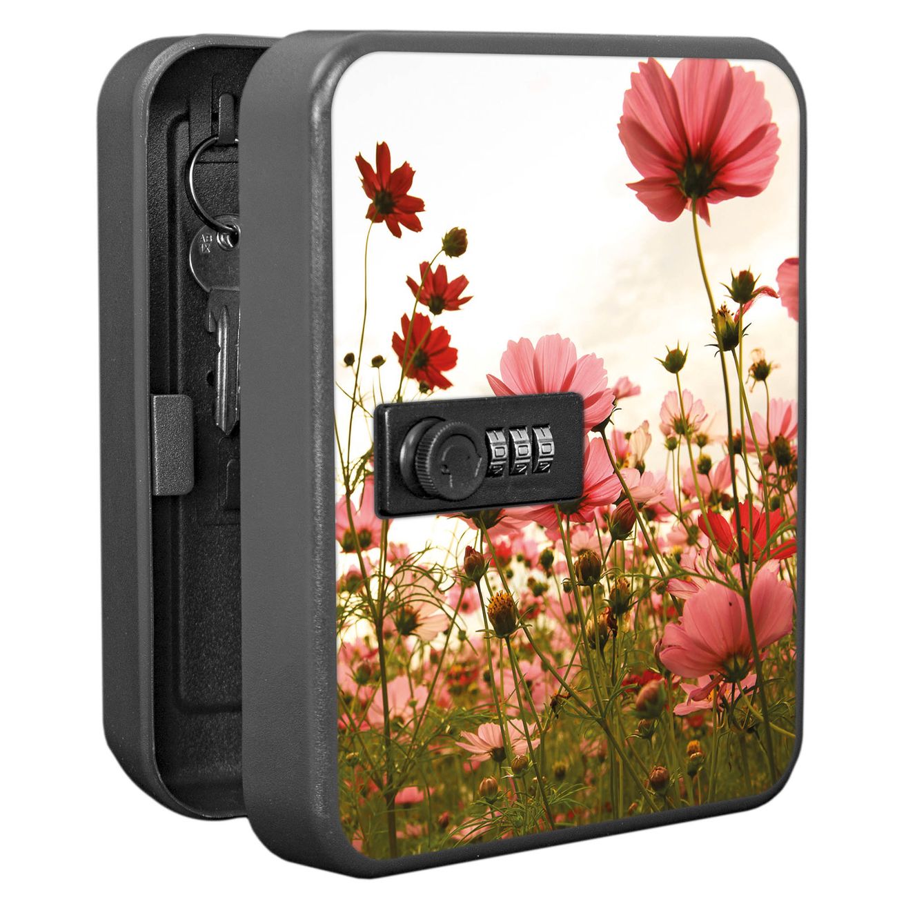 Schlüsselkasten abschließbar Motiv Schmuckkörbchen Klein