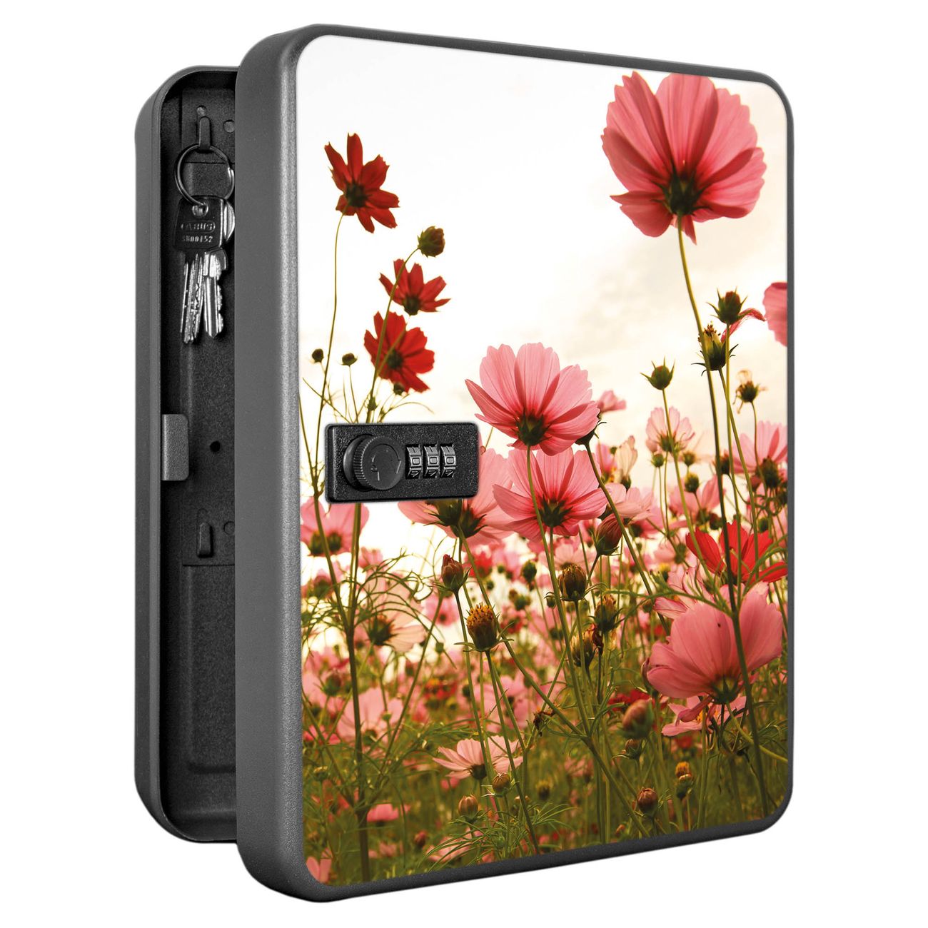 Schlüsselkasten abschließbar Motiv Schmuckkörbchen Groß