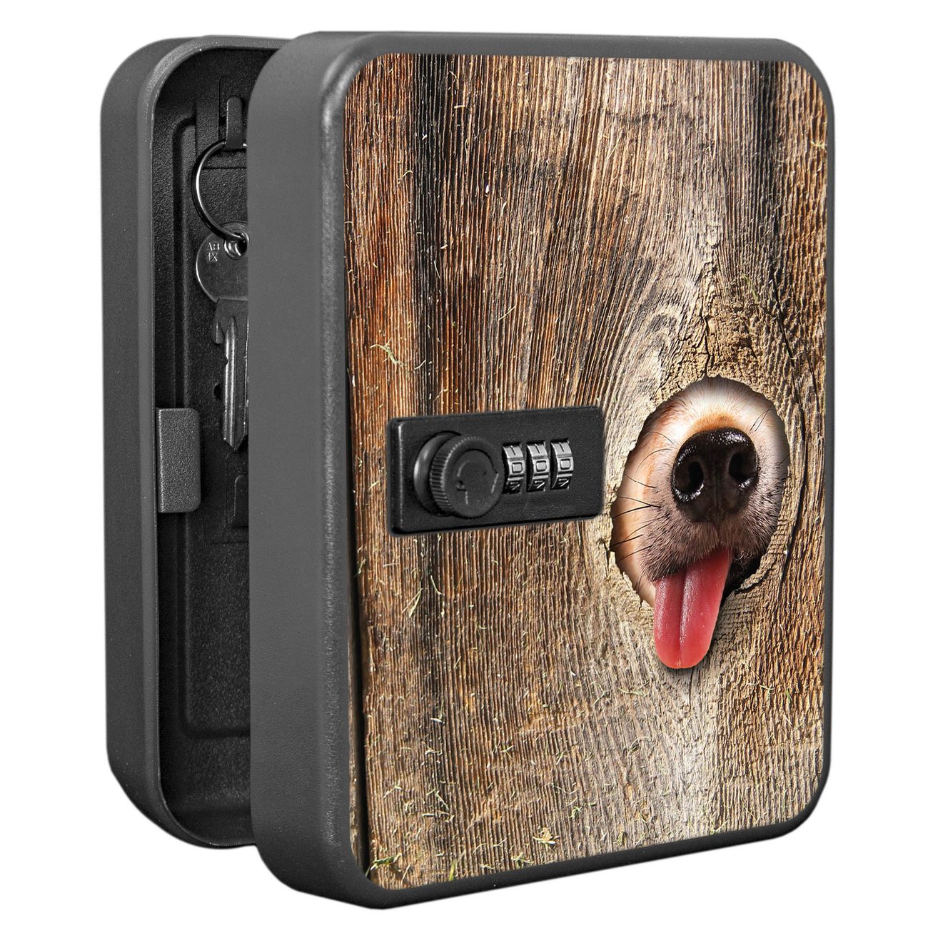 Schlüsselkasten abschließbar Motiv Rumschnüffeln Klein