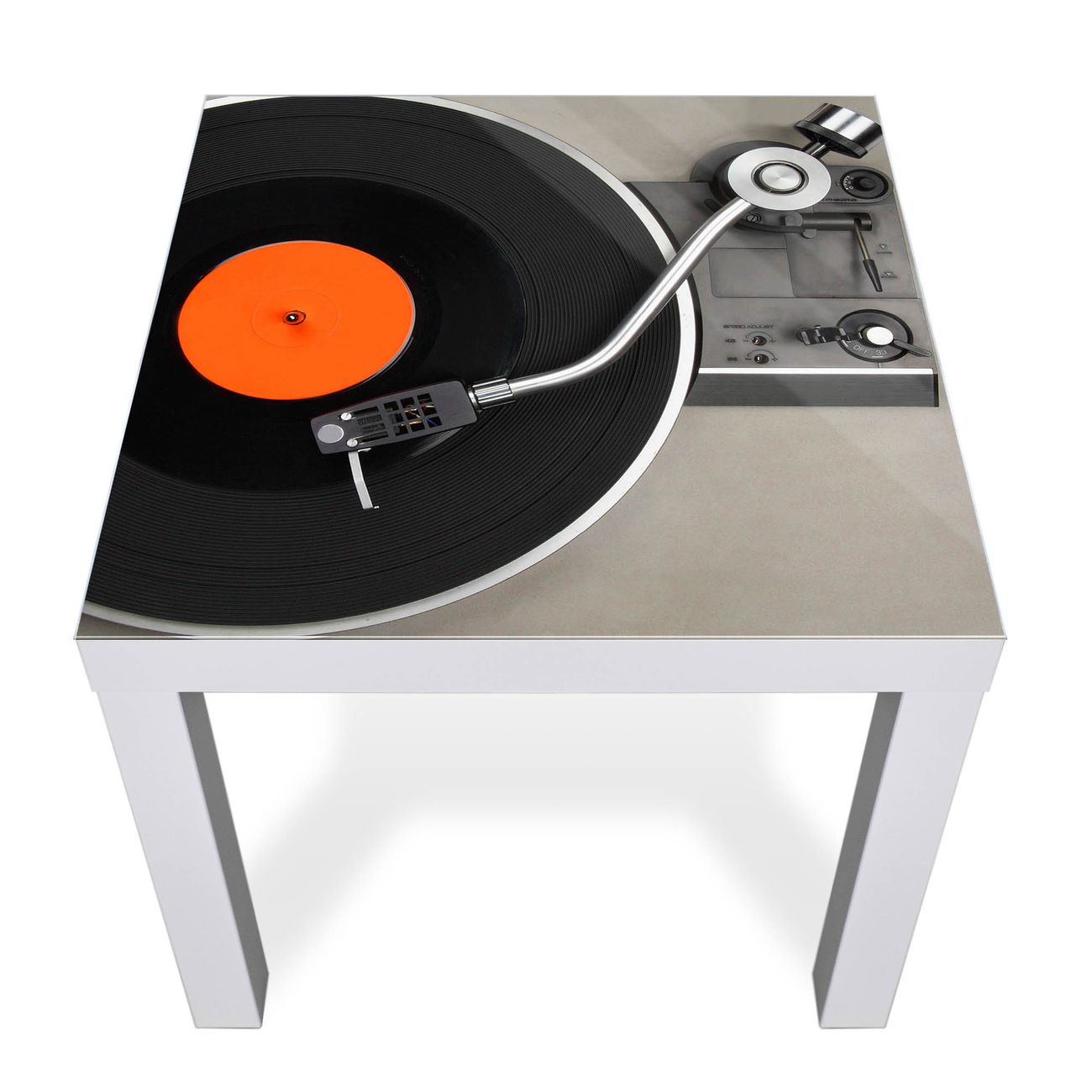 Glas Abdeckplatte IKEA LACK Plattenspieler