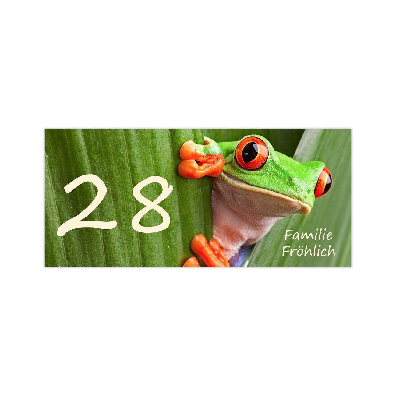 Briefkasten Selbstklebendes Namensschild Robin