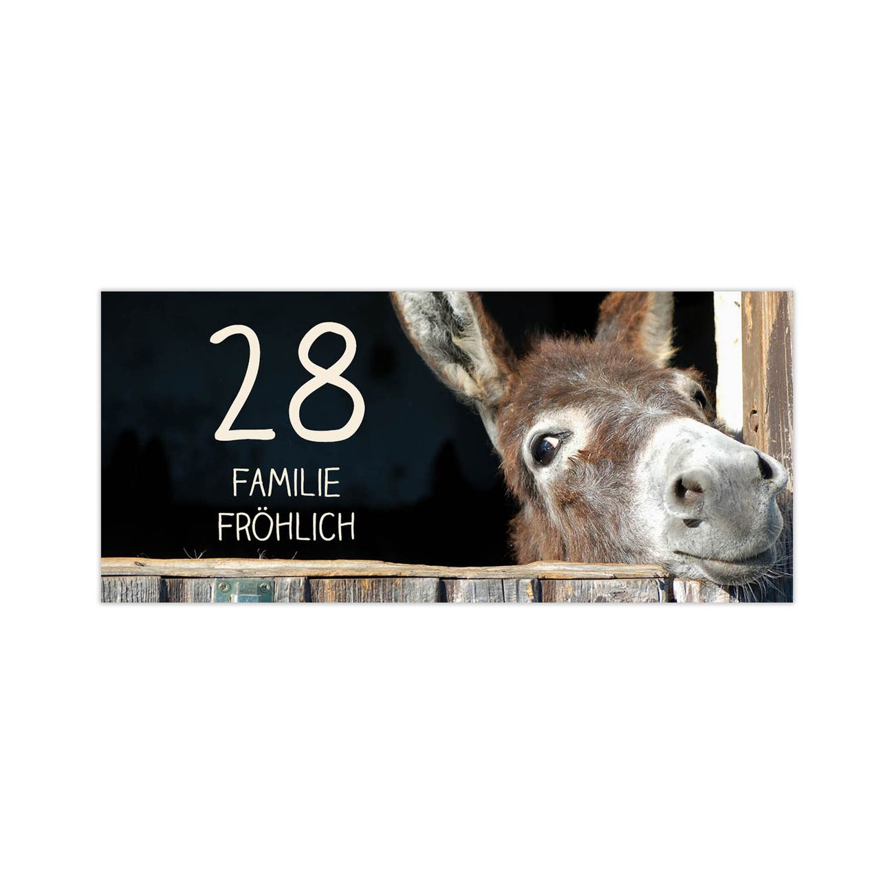 Briefkasten Selbstklebendes Namensschild Nicki