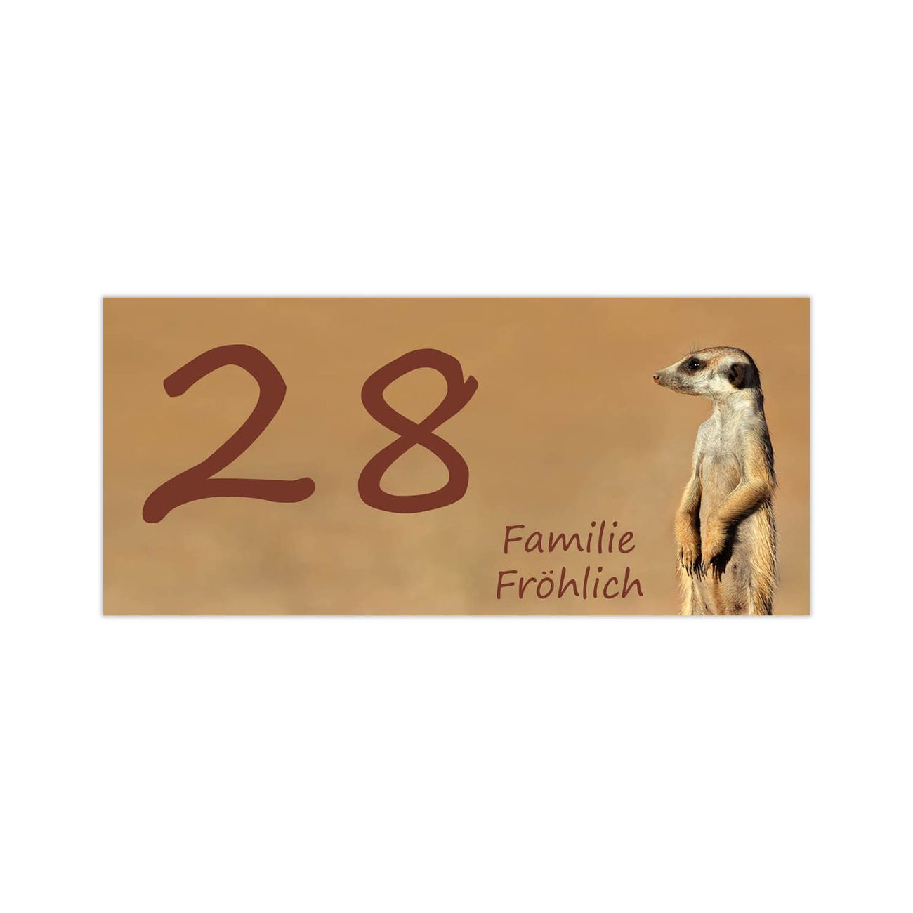 Briefkasten Selbstklebendes Namensschild Henryk 2