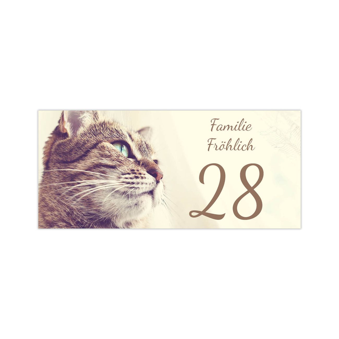 Briefkasten Selbstklebendes Namensschild Holgerson