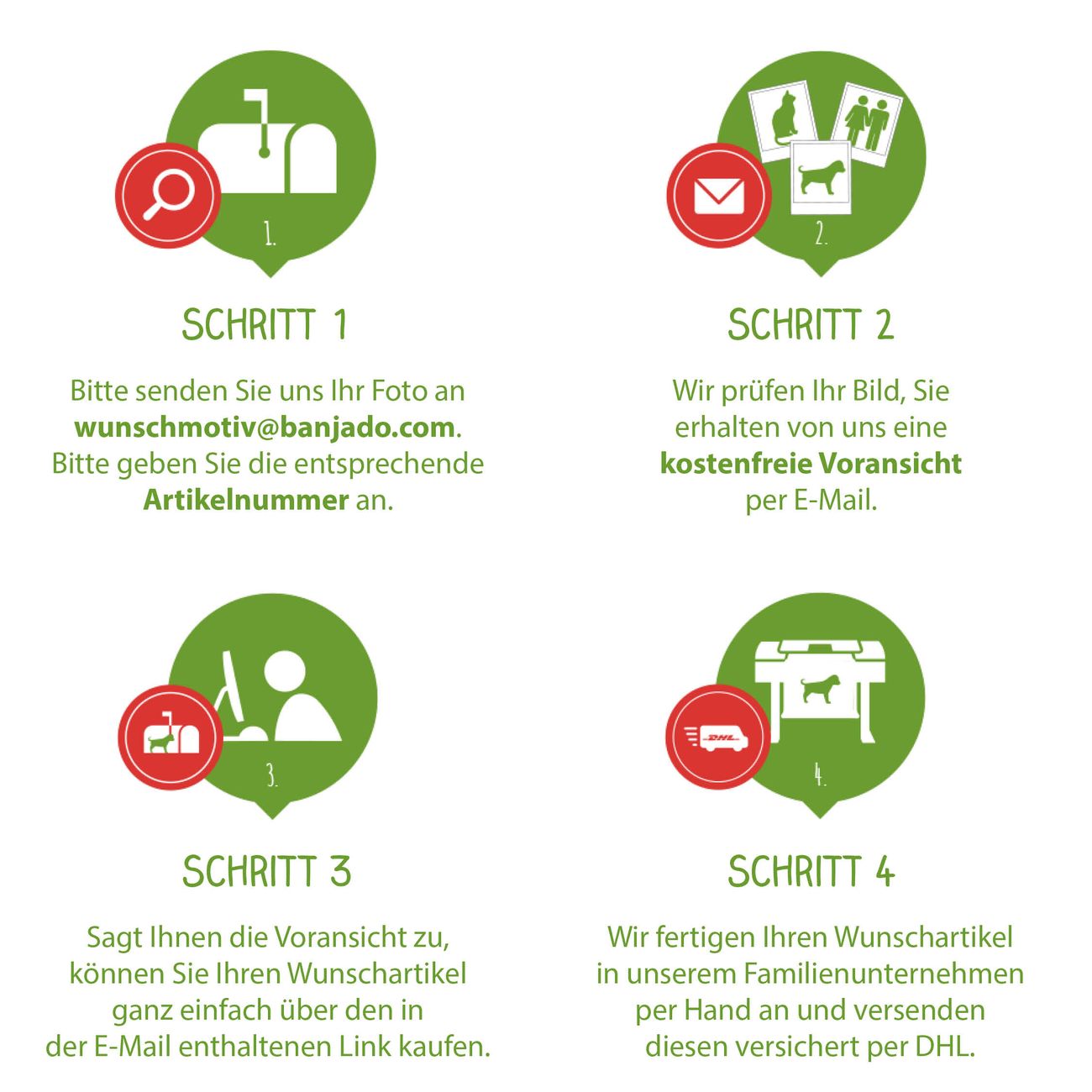 banjado Hausnummernschild mit Ihrem eigenen Motiv Hausschild personalisiert für Draußen mit Straßennamen und Hausnummer inklusive Montagematerial