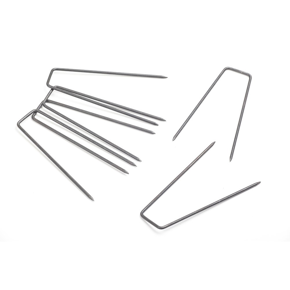 Home Deluxe U-Stifte zur Befestigung - 4er Zubehörset für Kunstrasen