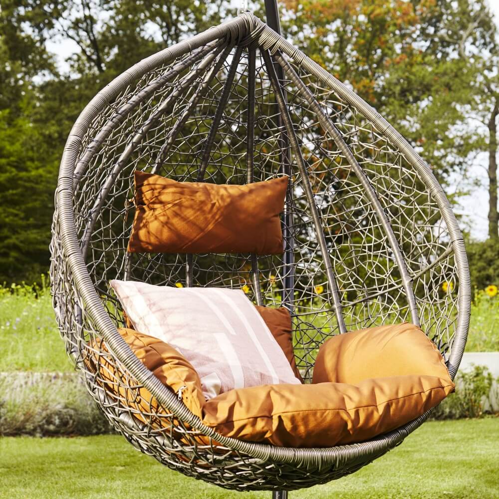 Home Deluxe Polyrattan Hängesessel CIELO - Nur Kissen