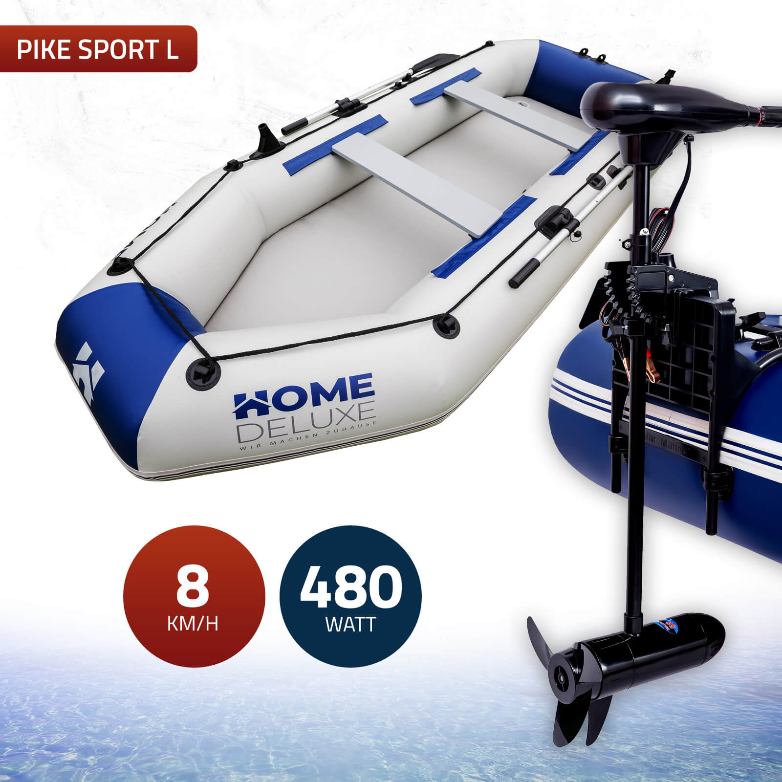 Schlauchboot mit Motor PIKE L