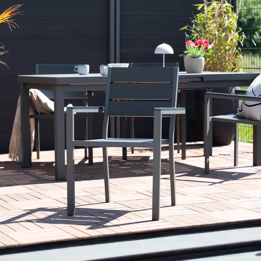 Home Deluxe Gartenstuhl MADERA - 2 Stühle