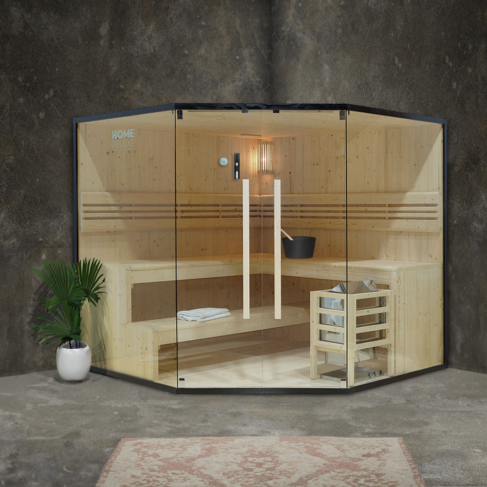 Home Deluxe Traditionelle Sauna SHADOW - XL BIG
