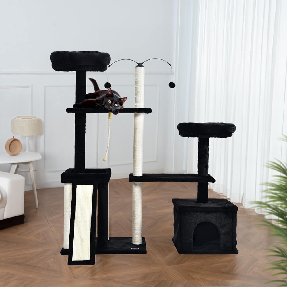 Home Deluxe Kratzbaum JAX - Schwarz