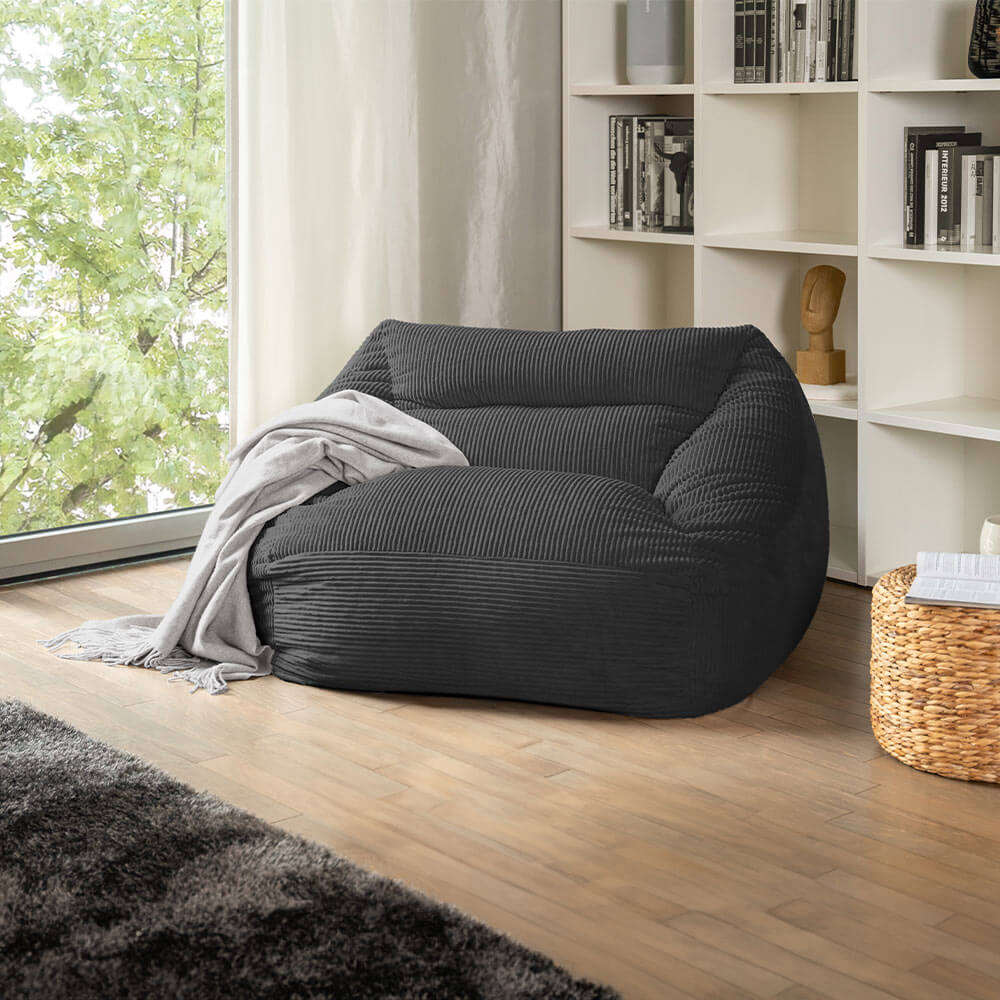 Home Deluxe Sitzsack Sessel COZY - Anthrazit