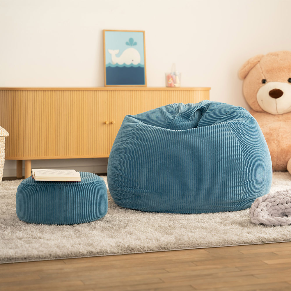 Home Deluxe Sitzsack mit Hocker CALM