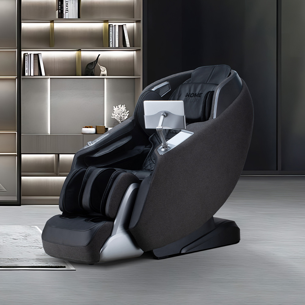 Home Deluxe Massagesessel ALVINA mit Premium Webstoffpolsterung