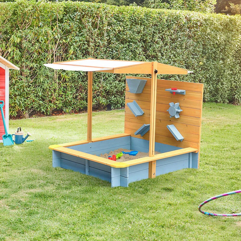 Home Deluxe Sandkasten mit Überdachung SANDY