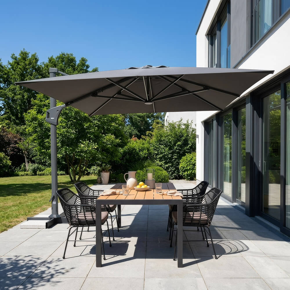 LED Sonnenschirm DIARO - 400 x 300 cm