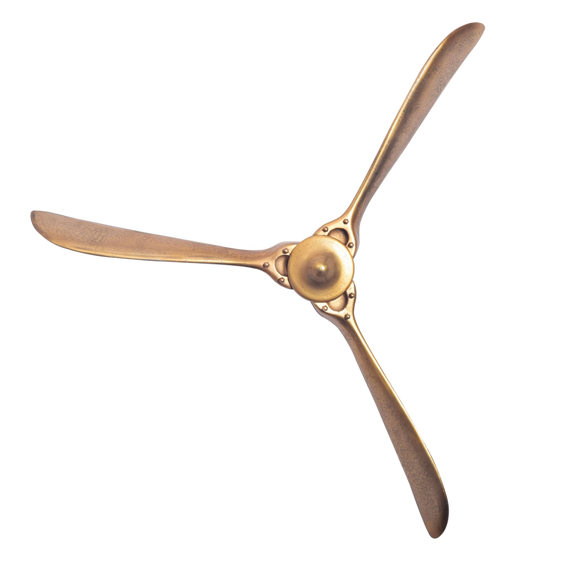 FineBuy Deko Propeller 85x85 cm Metall Flugzeug Wandpropeller, Wohndeko Große Aluminium-Figur, Wanddekoration Dekoration für Zuhause, XXL Wandschmuck, Wanddeko Modern