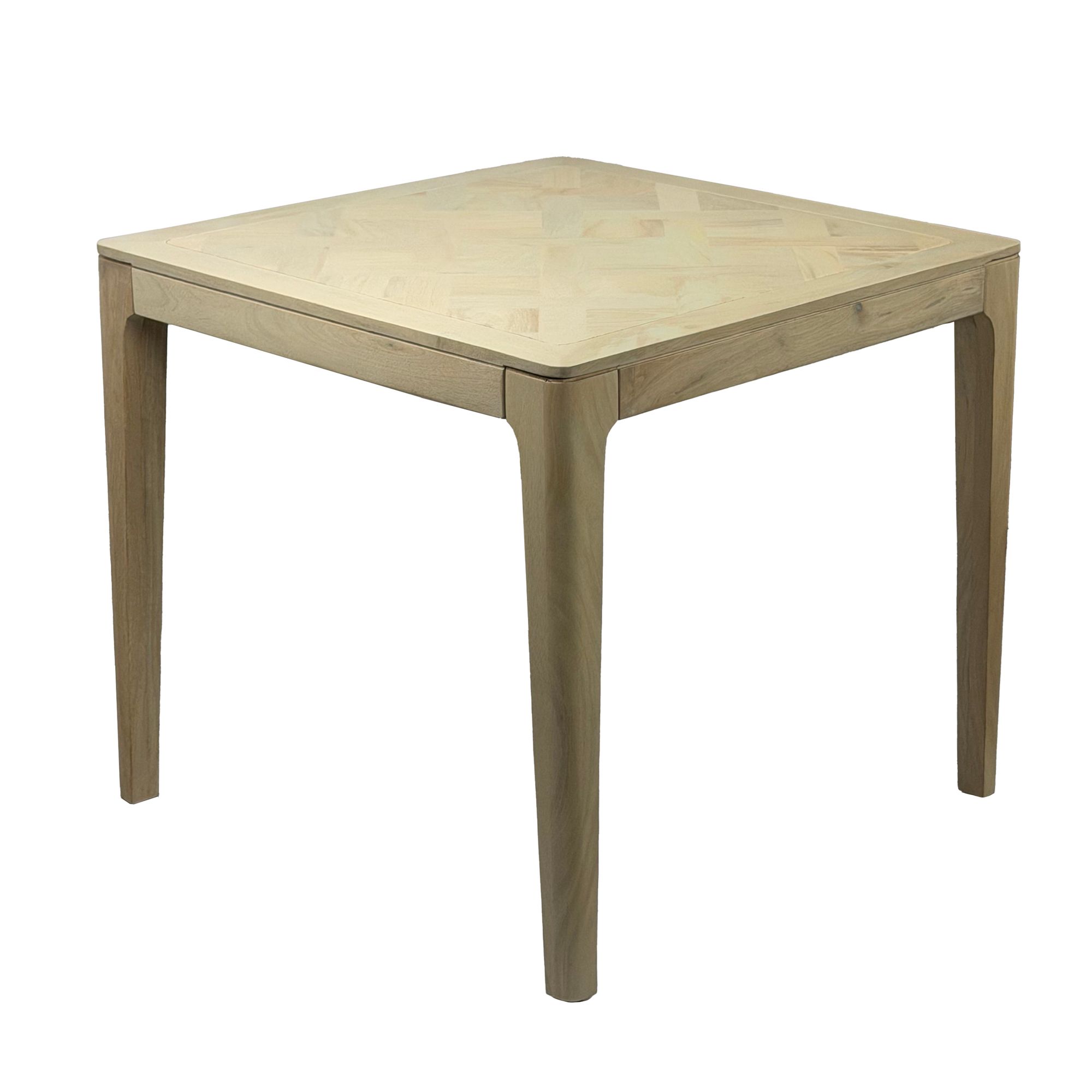 FineBuy Esstisch Massivholz Mango 80x80 cm - Quadratischer Esszimmertisch Holz - Küchentisch modern für 4 Personen - Stabiler Holztisch - Tisch für Esszimmer Bistrotisch Handmade