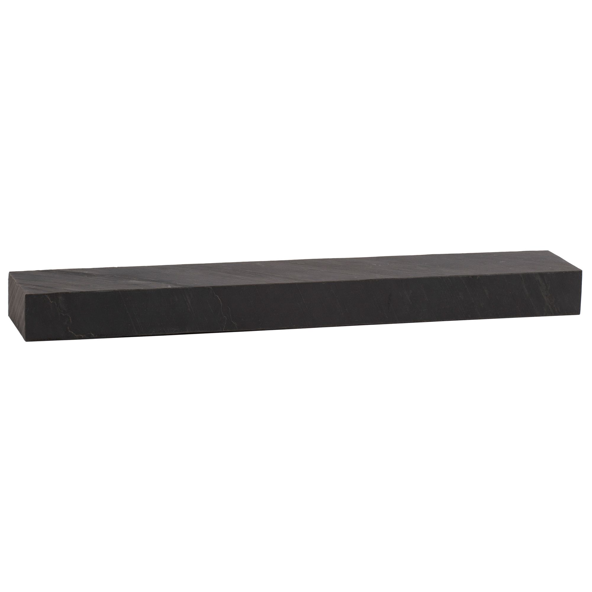 FineBuy Wandregal Mango Massivholz / Steinoptik Hängeregal Modern, Design Schweberegal Rechteckig, Regal Hängend Wohnzimmer Anthrazit