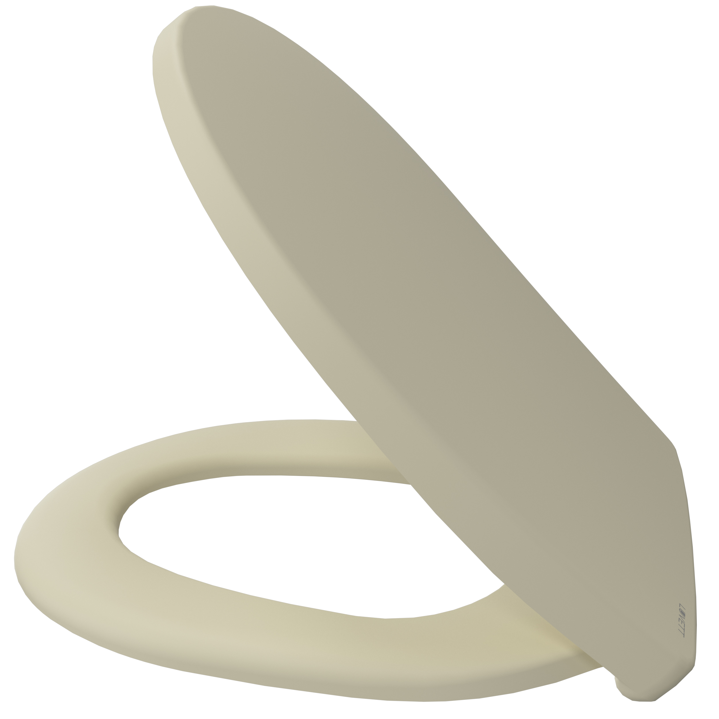 Luvett® WC-Sitz mit Absenkautomatik C100 oval universell, Toilettendeckel mit 3 Edelstahl Montagelösungen, Klodeckel abnehmbar