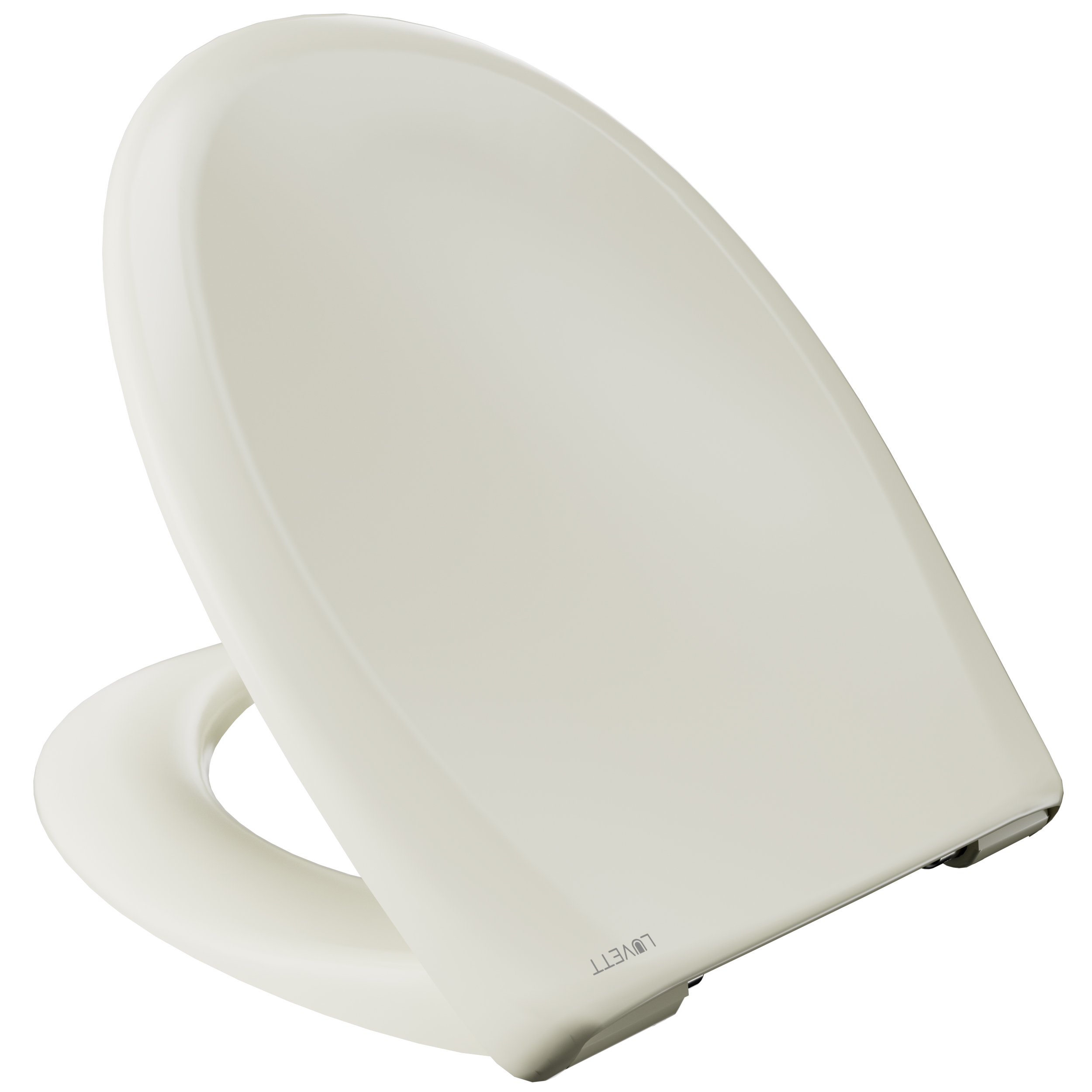 Luvett® Toilettendeckel mit Absenkautomatik C770 oval, WC-Sitz mit 3 Befestigungsvarianten zur Wahl