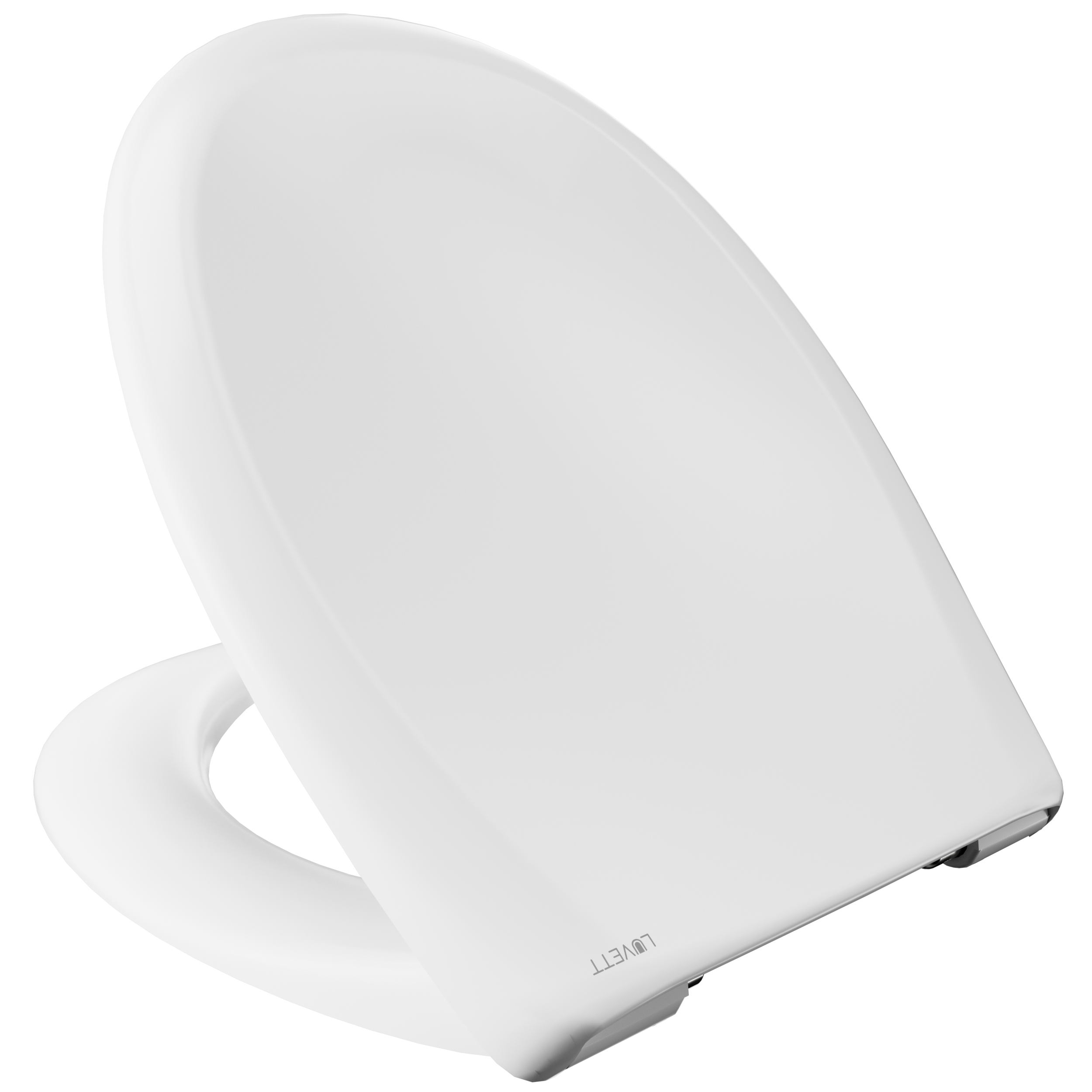 Luvett® Toilettendeckel mit Absenkautomatik C770 oval, WC-Sitz mit 3 Befestigungsvarianten zur Wahl