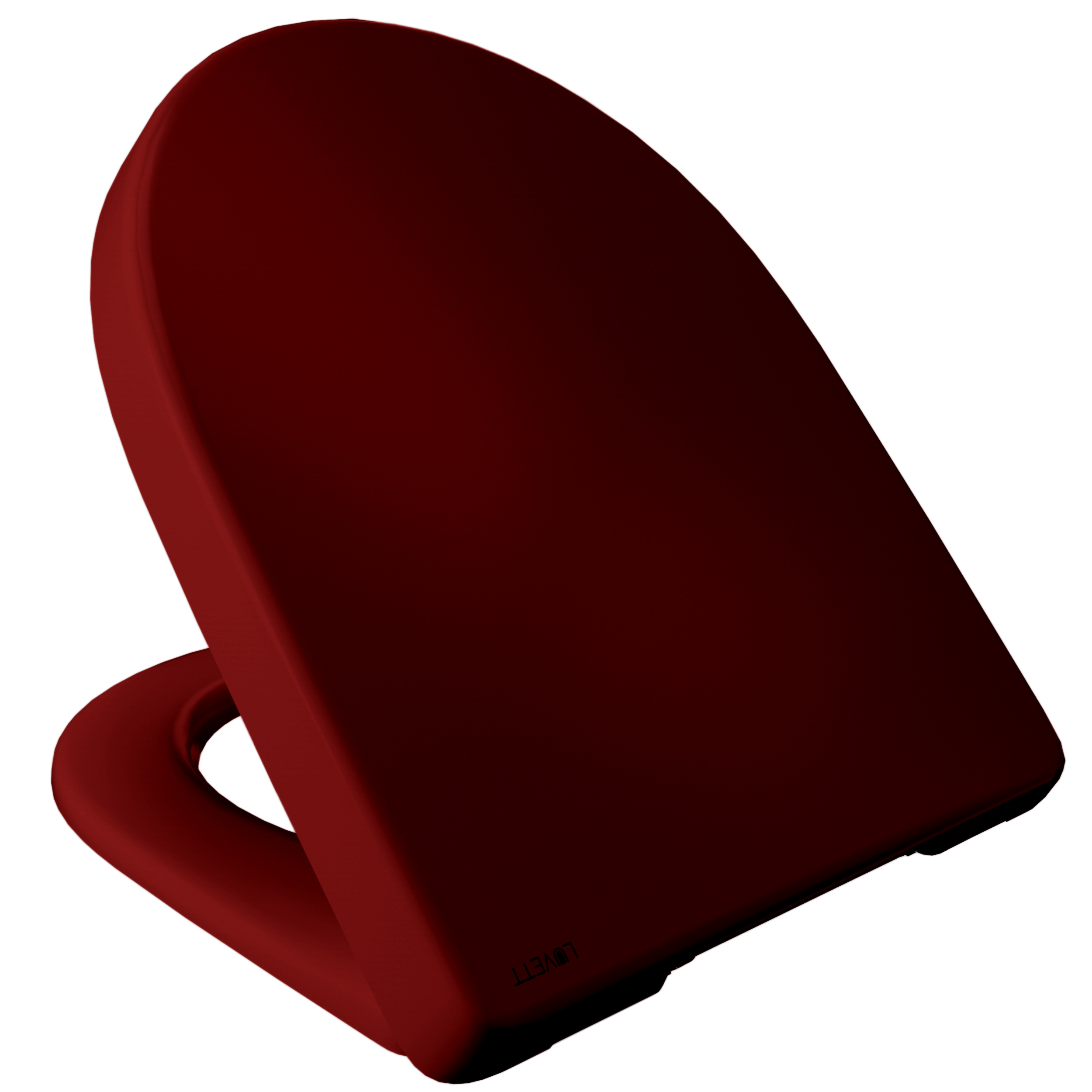 Luvett® WC-Sitz D140 D-Form mit Absenkautomatik, u.a. Geberit Renova