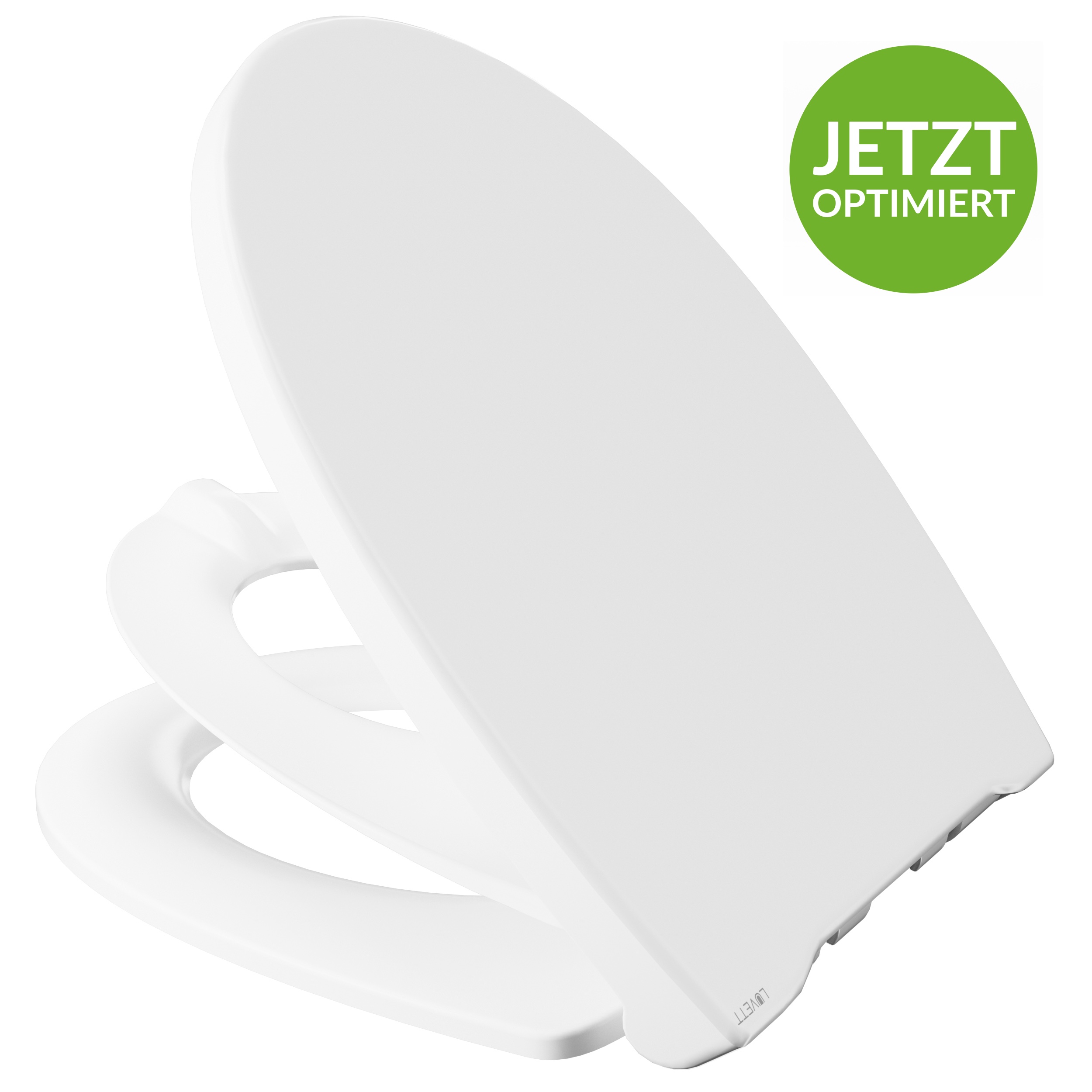Luvett® WC-Sitz C490 Familie mit integriertem Kindertoilettensitz und Absenkautomatik