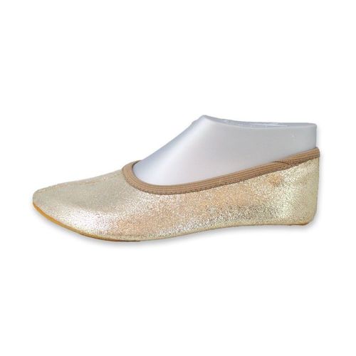 Beck Gymnastikschuhe Basic | Hausschuhe für Kinder | Gold