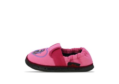 Beck Beck Hüttenschuh Pferdchen | Hausschuhe für Kinder | Pink