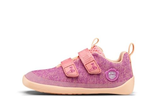 Affenzahn Barfußschuh Knit Happy | Barfußschuhe für Kinder | Flamingo