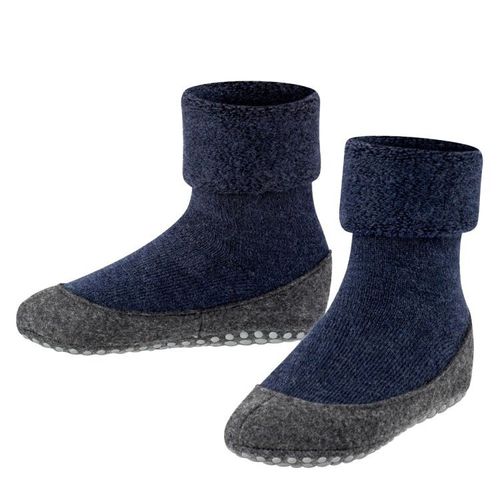 Falke Cosyshoe Haussocken | Hausschuhe für Kinder | Blau