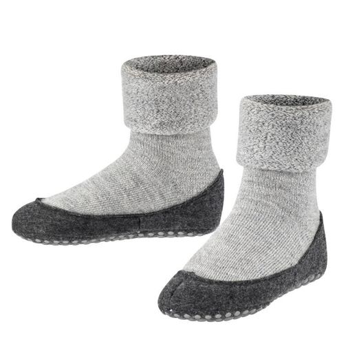 Falke Cosyshoe Haussocken | Hausschuhe für Kinder | Grau