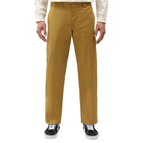 Dickies Slim Straight Work Pants | Lange Hosen für Herren | Braun
