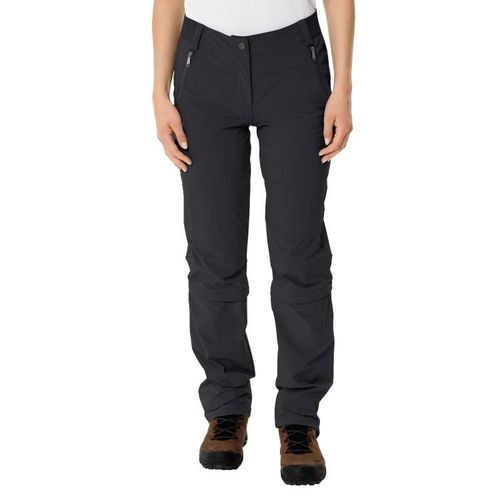 Vaude Farley Strech Capri T-Zip III | Lange Hosen für Damen | Schwarz