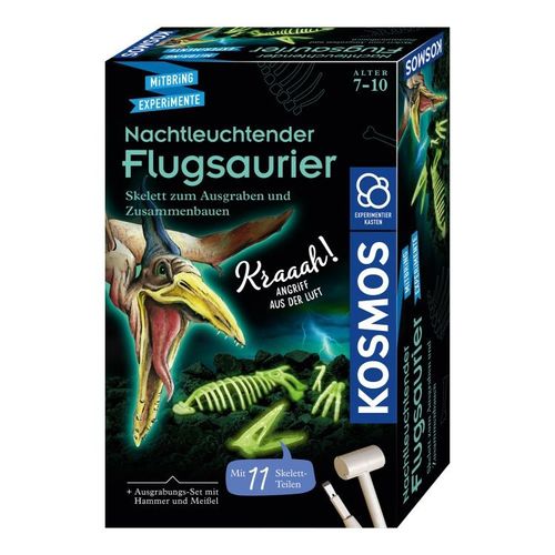 Kosmos Nachtleuchtender Flugsaurier - Skelett zum Ausgraben und Zusammenbauen | Spielsachen für Kinder | Mehrfarbig