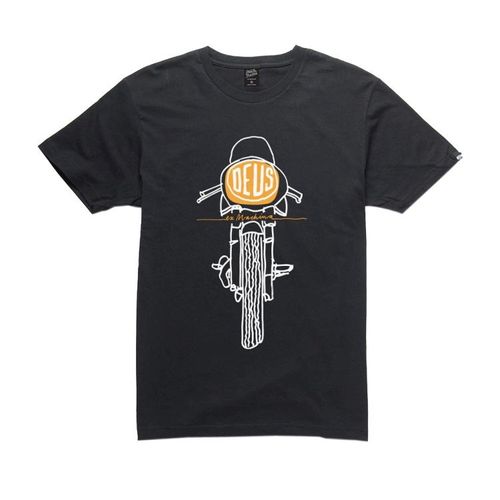 Deus Frontal Matchless Tee | Shirts für Herren | Schwarz