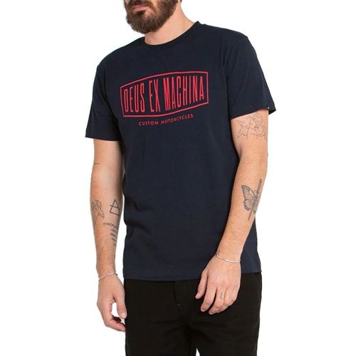 Deus Rego Tee | Shirts für Herren | Blau
