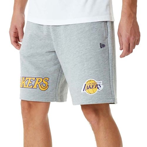 New Era LA Lakers Shorts | Kurze Hosen/Shorts für Herren | Grau