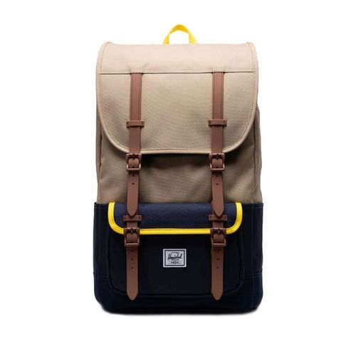 Herschel Little America Pro Backpack | Rucksack für Unisex | Kelp/peacoat/cybergelb/sattel